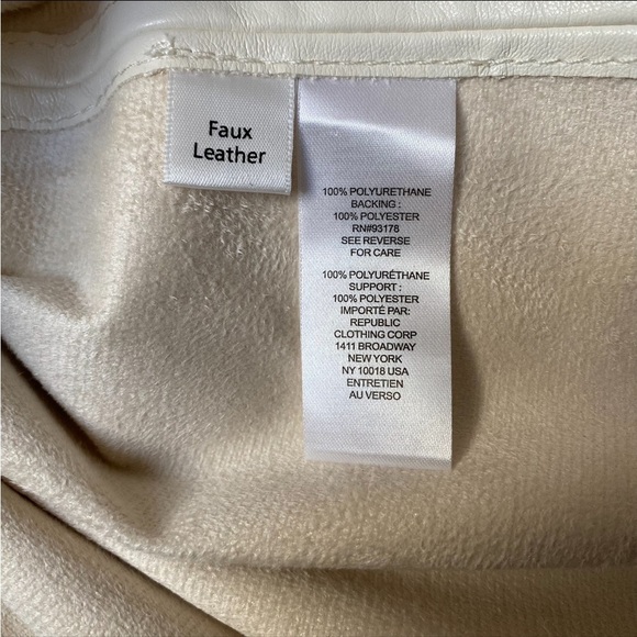 House of Harlow 1960 Arctic Wolf Faux Leather Midi Shirt Dress Size M NWT - Picture 16 of 16